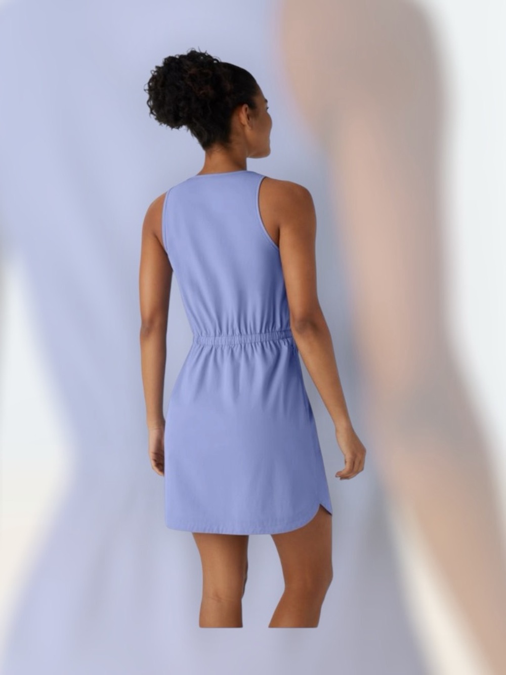NWT Halara
Water Repellent Wear-Resistant 
Sleeveless Half Zip Drawstring - Picture 3 of 5